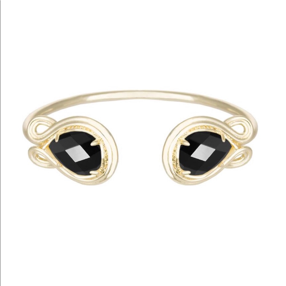 Kendra Scott Black Andy Cuff Bracelet